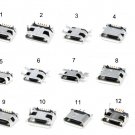 12 Models 60pcs 5Pin SMT SMD Socket Connector Micro USB Type B Female Placement