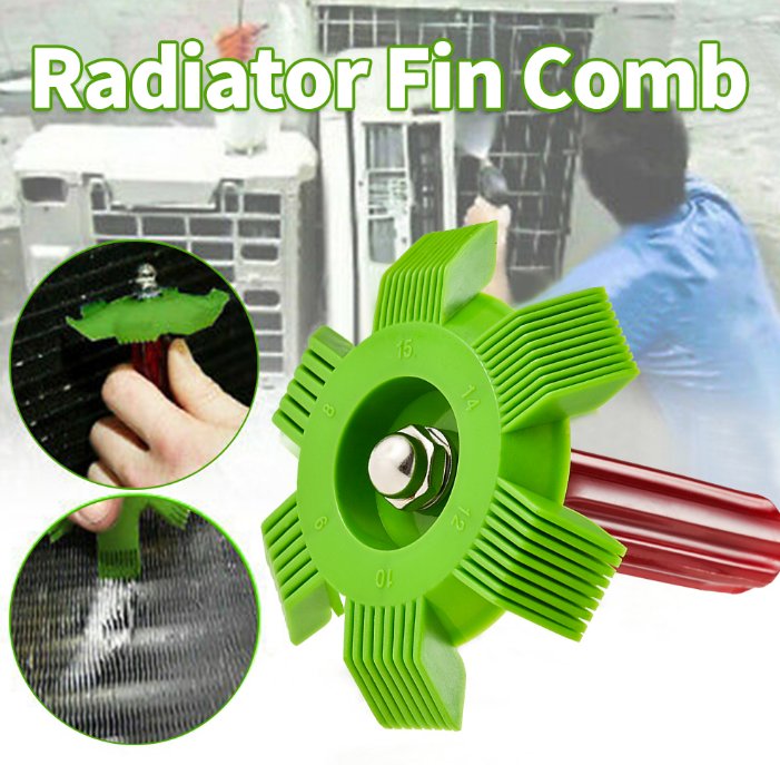Universal Radiator Air Conditioner Car Cooling Condenser Comb AC Cleanning Brush
