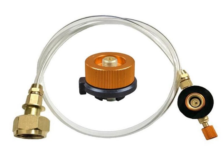 Adaptor Outdoor Gas Charging Camping Gas Stove Propane Refill Coupler Adapter