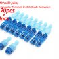 40Pcs 20Sets Wire Terminals Crimp Electrical Cable Connectors Snap Splice Lock