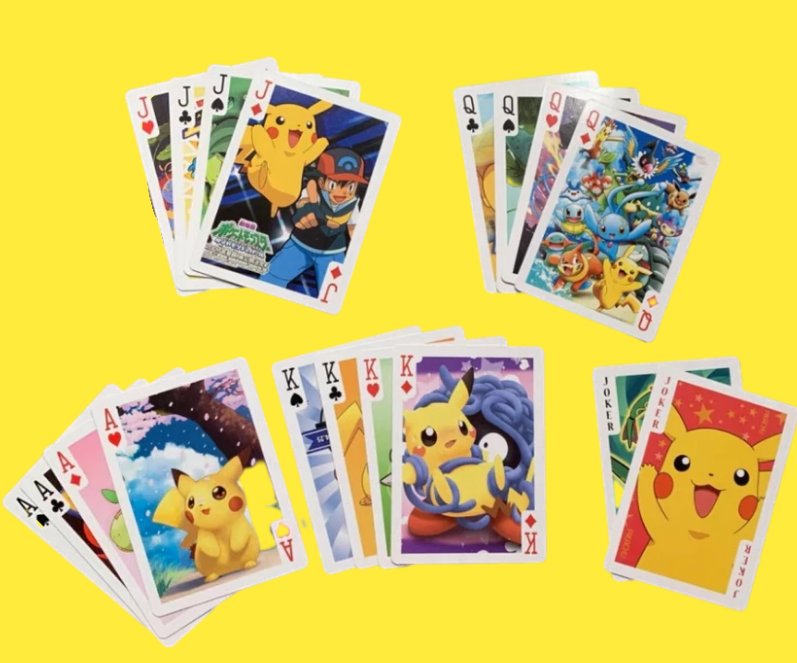 Pokemon Playing Cards Pokemon Pikachu Poker Interesting Pattern Party Leisure