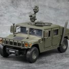 Hummer H1 Armored Off-road Car Model Metal Toy Vehicles Military Combat Kids Toy
