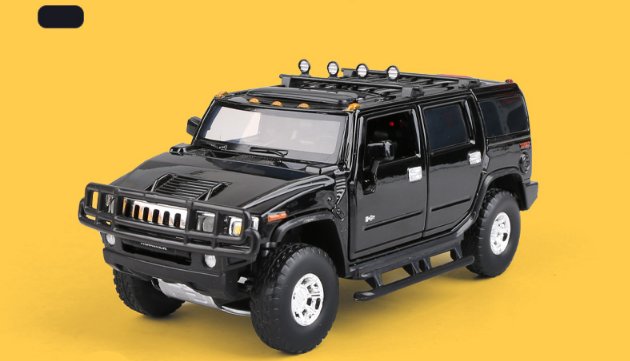 Off-road HUMMER H2 Alloy Car Model 1:32 Vehicles Model Sound and Light Kids Toy