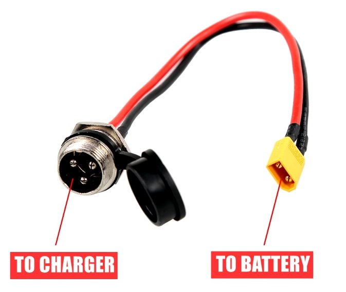 Speedual Universal GX16 3 Pins Charging Port Electric Scooter GX-16 Socket Plug