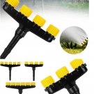 4 Heads Garden Water Sprinklers Irrigation Spray Agriculture Atomizer Nozzles