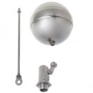 Water Tank Ball DN15 Male Thread Stainless Steel Flow Control Float Sensor Valve