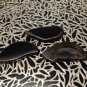 3PCS Agate Stone Slice Refrigerator Black Magnets Crystal Decor Gothic Gemstone