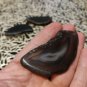 3PCS Agate Stone Slice Refrigerator Black Magnets Crystal Decor Gothic Gemstone