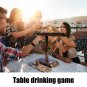 Shot Ladder Ring Toss Game Party Drinking Games Fast-paced Handheld Wooden Board