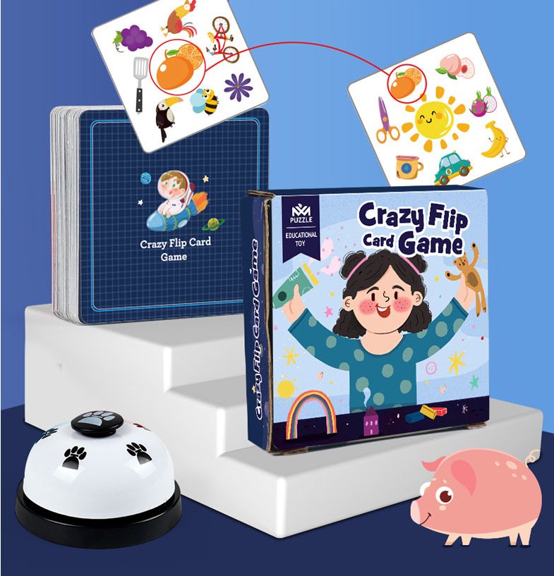 Educational Logical Thinking Brain Board Toy Children Memory Kids Matching Cards