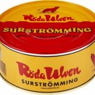 Traditional Swedish Sea Food Surströmming Röda Ulven Challenge Smelly Fish Can