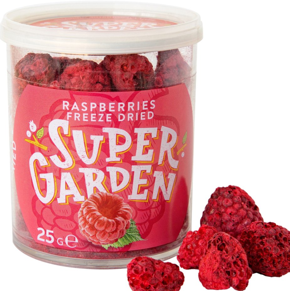 25g Kids Freeze Dried Raspberries Children Lyophilized Europe Berries Snacks