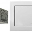 Smart Light Switch Radio Wave Switch with Receiver Liregus Epsilon RJ-314 White