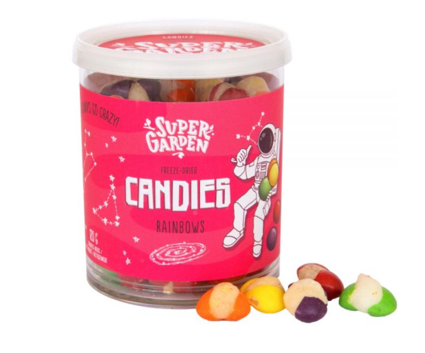120g Kids Freeze Dried Candies Rainbows Europe Lyophilized Children Sweet Snacks