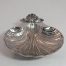 Vintage Shell Dish Silver Plated RF Inc Sheffield Reproduction Candle Holder