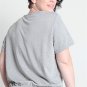 MARILYN MONROE PRINT GREY PLUS SIZE TOP