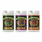 Advanced Nutrients pH perfect Grow, Micro, Bloom 4L, 3-Part Base Nutrient, 4 Liters Each