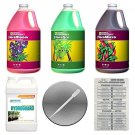 GH GENERAL HYDROPONICS FLORA SERIES TRIO (FLORAGRO, FLORAMICRO, FLORABLOOM) & BOTANICARE HYDROGUARD
