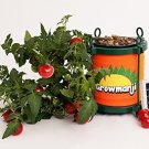 Growmanji Solar Powered Hydroponic System DWC, Complete Gardening Kit, Nutrients, Solar Powered Aera