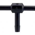 Hydro Flow Barbed Tee Connector Fitting 1/8 Inch