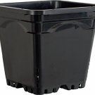 Hydrofarm Active Aqua HG12X12SB Square Pot (24 Pack), 12 by 12", Black
