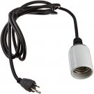 Hydrofarm Cord Set with Socket for Vertical Hanging, 8-Feet