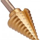 Hydrofarm HGDRBT Titanium Step Drill Bit 1/4-Inch to 1 3/8-Inch