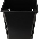Hydrofarm, HG60123 Heavy Duty Black Plastic Planter 6" wide  x 7" Tall, Heavy duty black plastic pla