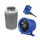 Hyper Fan 10" + Black Ops 10" x 24" Carbon Filter Combo Package Kit