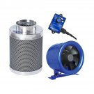 Hyper Fan 6" + Phresh 6" x 16" Carbon Filter Combo Package