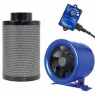 Hyper Fan 6" Inch and Black Ops 6" x 16 " Carbon Filter Combo Package Kit