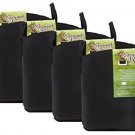 Smart Pot Wholesale Case Soft Sided Fabric Garden Plant Container Aeration Planter Pots, Black, 20 g