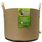 Smart Pots 20-Gallon Soft-Sided Container, Tan with Strap handles