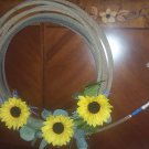 Sunflower rope wreath
