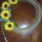 Sunflower rope wreath