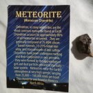 Moroccan Stony Chondrite Meteorite