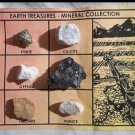 Nine 9 Minerals Mounted on Display Card