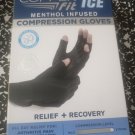 Copperfit ICE Menthol Infused Compression Gloves - L/XL