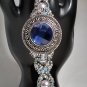Jewelry Topaz Bracelet - Silvertone Bracelet- Pearl Bracelet Handmade Fashion