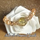 Crystal Statement Bracelet - Handmade Fashion Jewelry