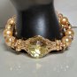 Crystal Statement Bracelet - Handmade Fashion Jewelry