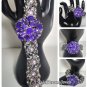 Fashion Handmade Purple 3d Statement Bracelet
