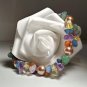 Gemstone Cluster & Pearl Bracelet- Handmade Fashion