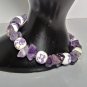 Amethyst Flowers Bracelet - Gemstone Handmade Bracelet
