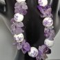 Amethyst Flowers Bracelet - Gemstone Handmade Bracelet