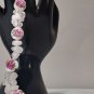 Rose Quartz - Flower Bracelet - gemstone handmade
