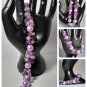 Amethyst & Pearl Bracelet - Gemstone Handmade Bracelet