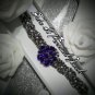 Fashion Handmade Purple 3d Statement Bracelet