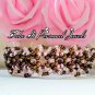 Fashion Pink Bracelet - Beaded handmade Bracelet - Beadwork Jewelry