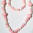 Children's Jewelry Kid's Rose Necklace/Bracelet set